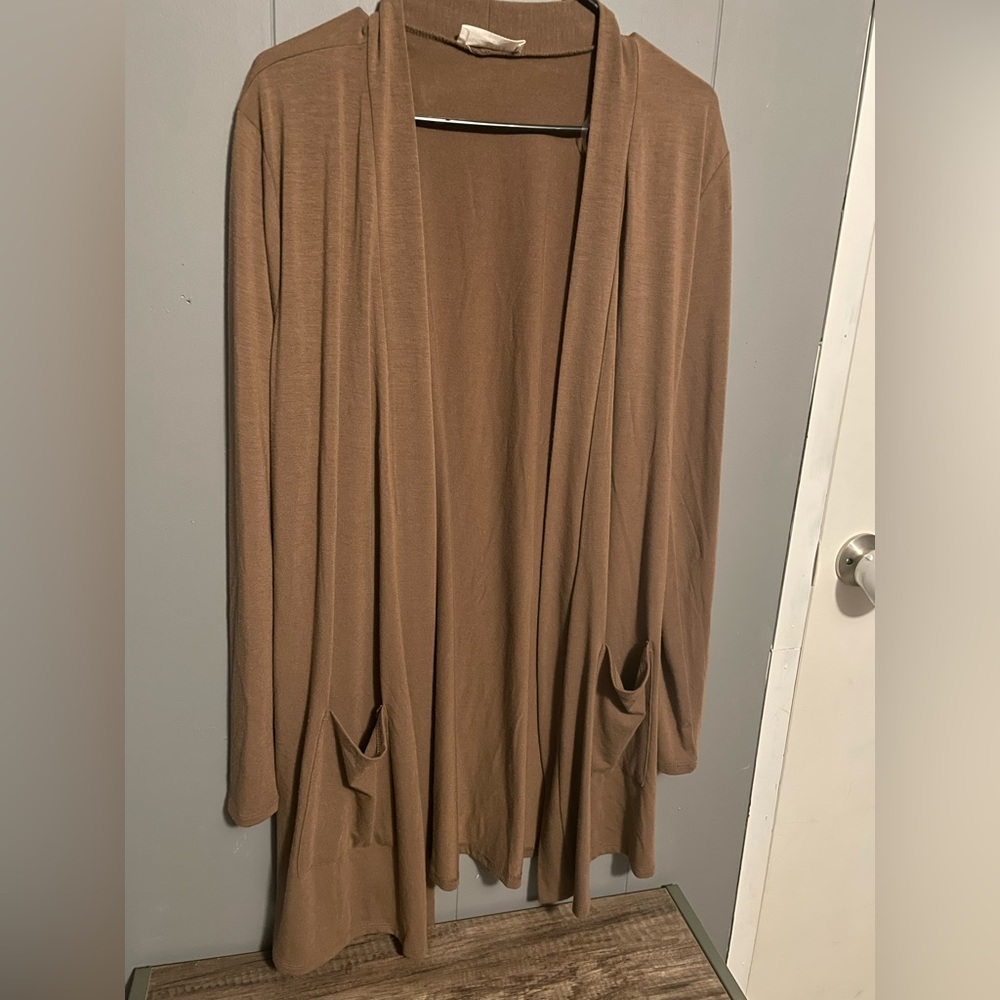 Zenana slouchy pocket cardigan
